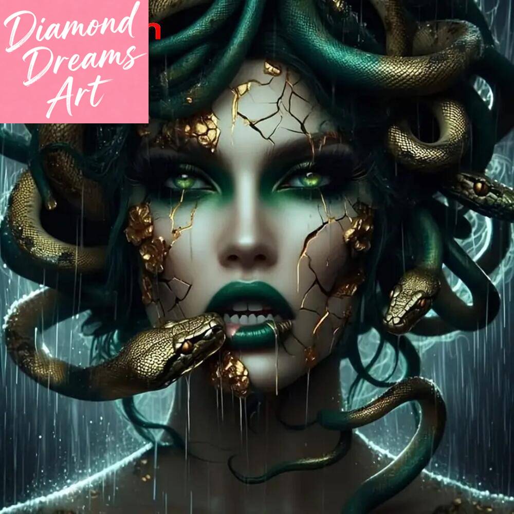 Resin Art For Beginners - Безрамная алмазная мозаика: Портрет женщины (полный