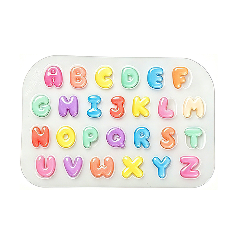Resin Art Alphabet - Набор из 2 мини-форм для силиконовых