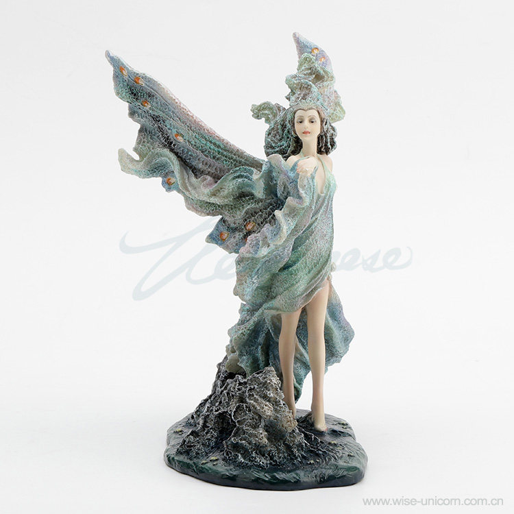 Resin Art Wedding Gift - Эфирная скульптура феи с крыльями в