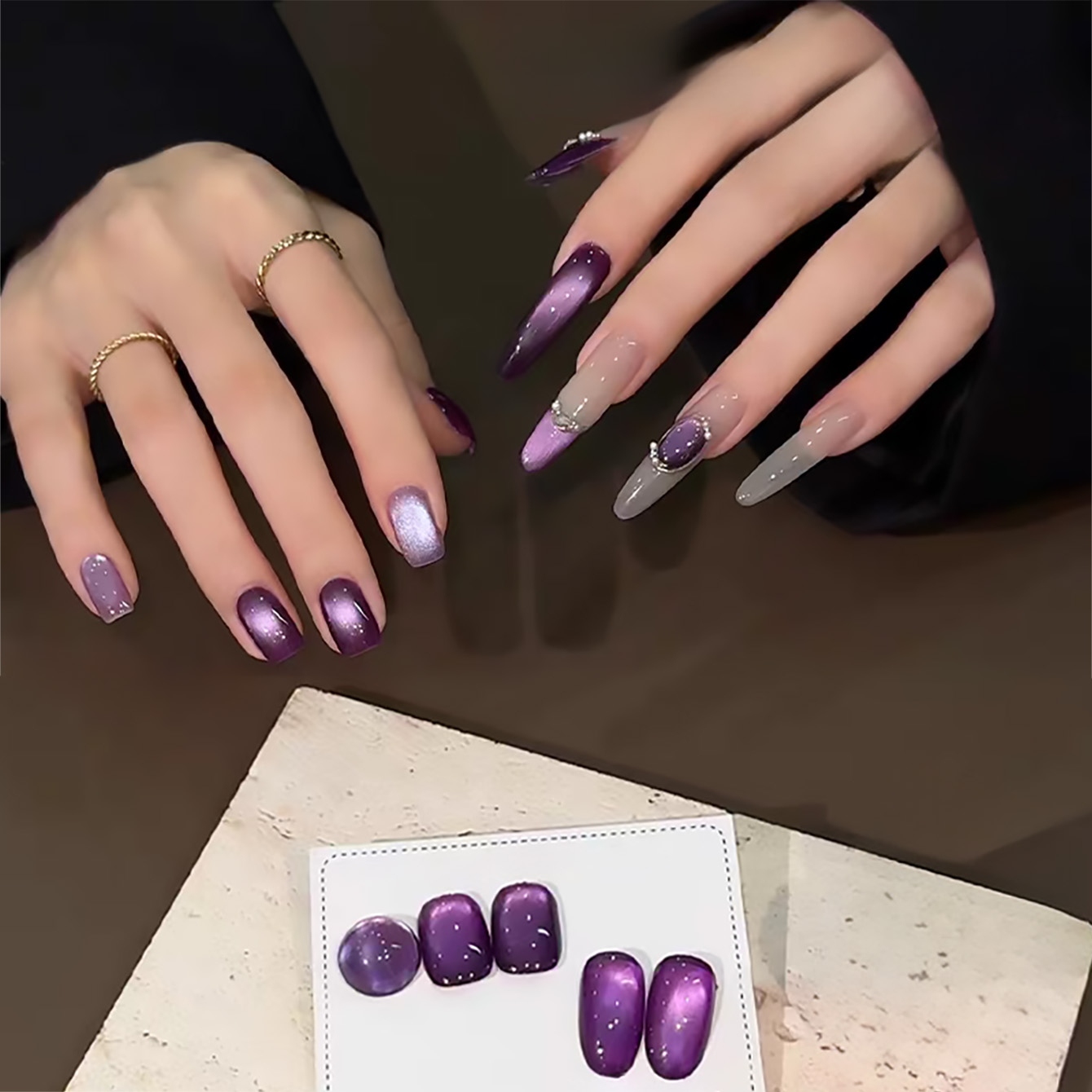 Resin Art Purple - 1 шт. ZH Enchanting Purple Cat