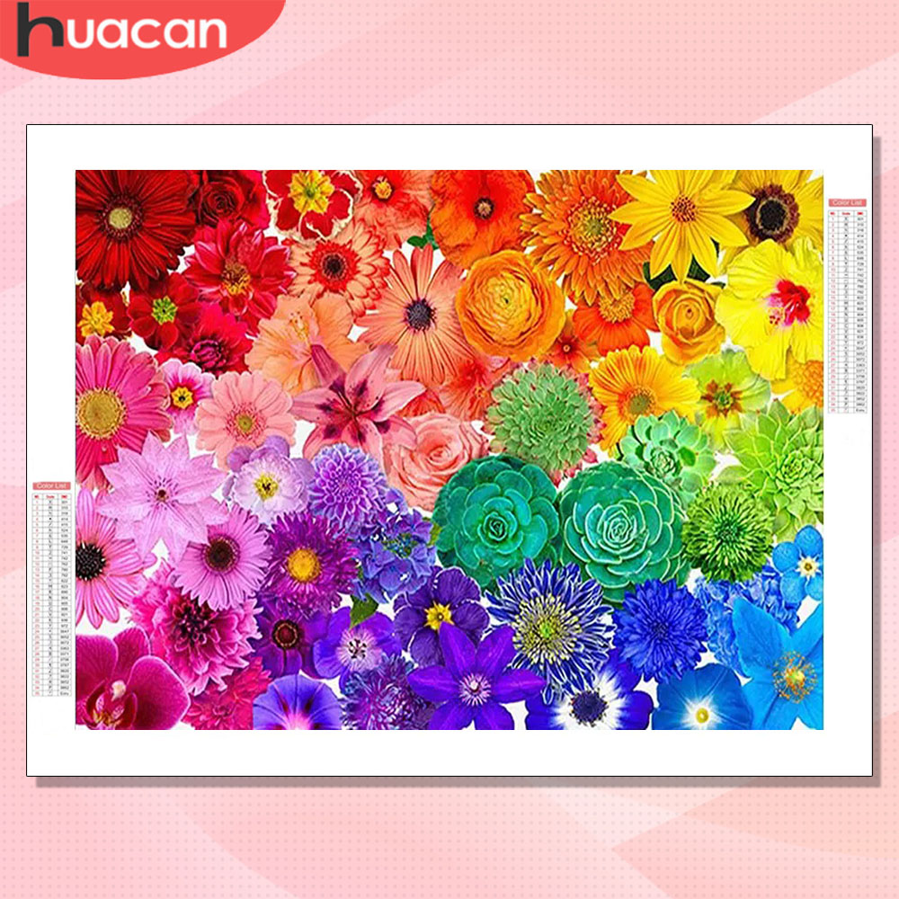 Resin Art Rose - Наборы для алмазной вышивки HUACAN: Цветы,