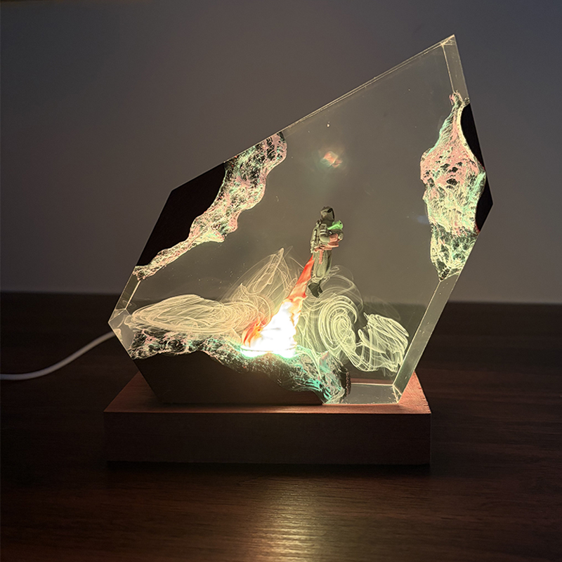 Resin Art Baby - Фигурка-ночник в стиле научно-фантастического аниме, из