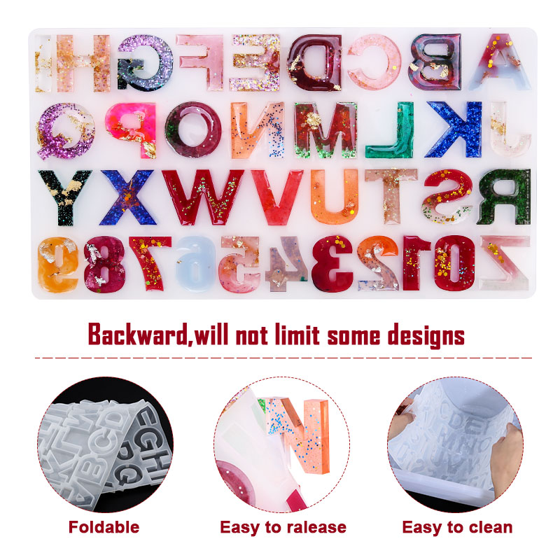 Алфавит форма для эпоксидной с – обзор и цена Resin Art Alphabet