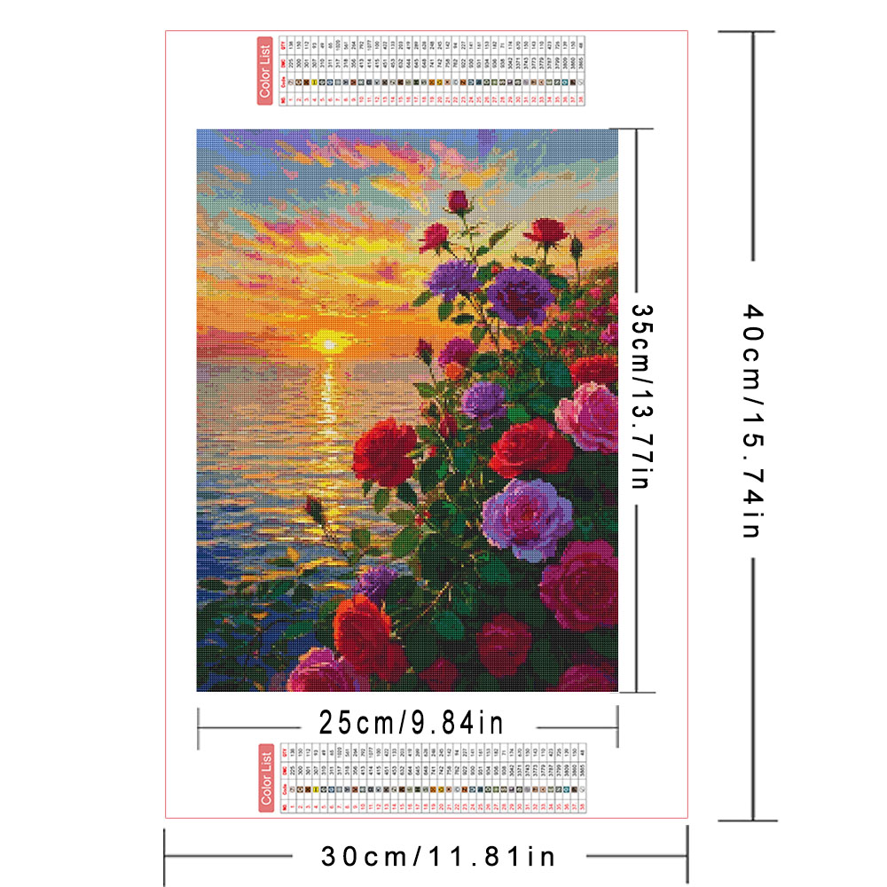 Алмазные картины AZQSD: Цветок – обзор и цена Resin Art Rose