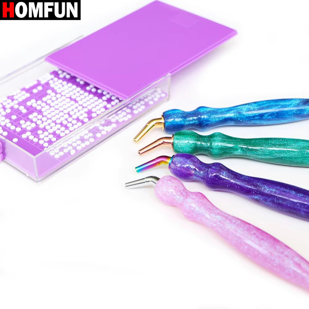 HOMFUN 5D Бриллиантовая фотогр – обзор и цена Resin Art Purple
