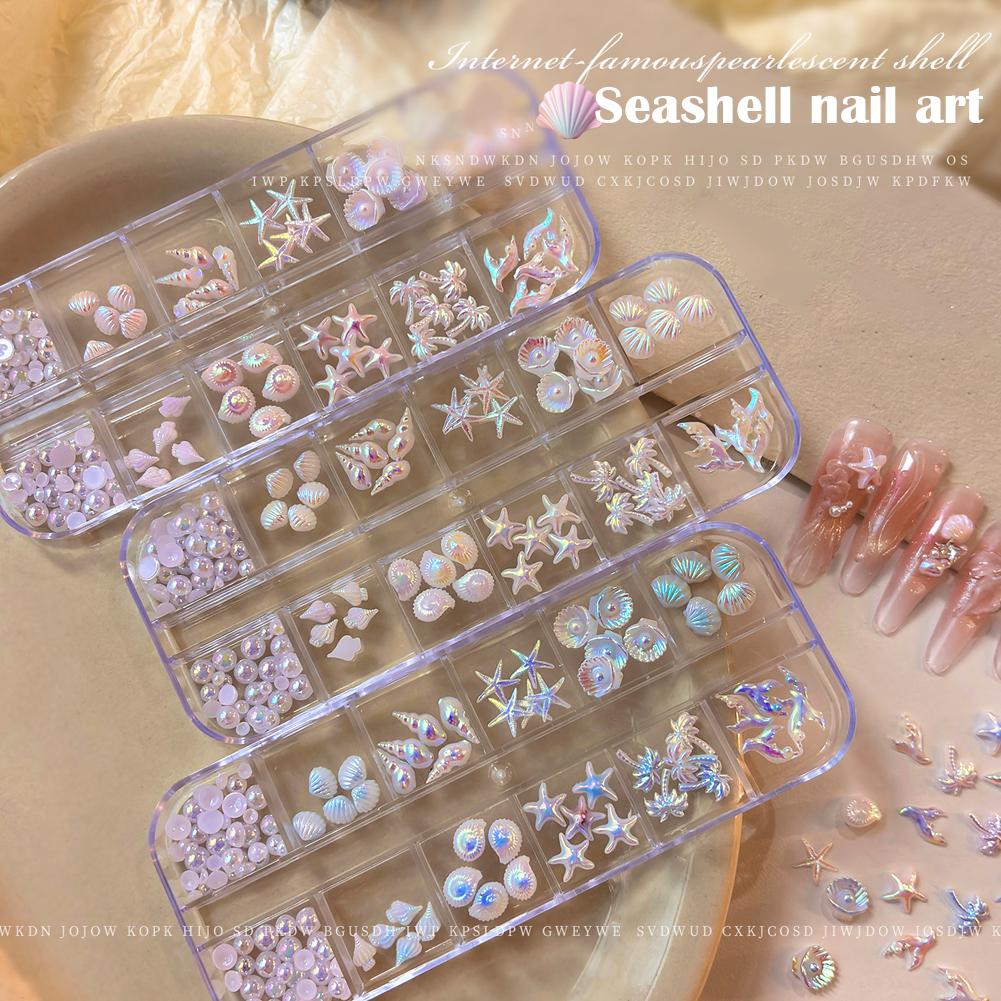 Набор для декора ногтей: 12 яч – обзор и цена Resin Art Beach Theme