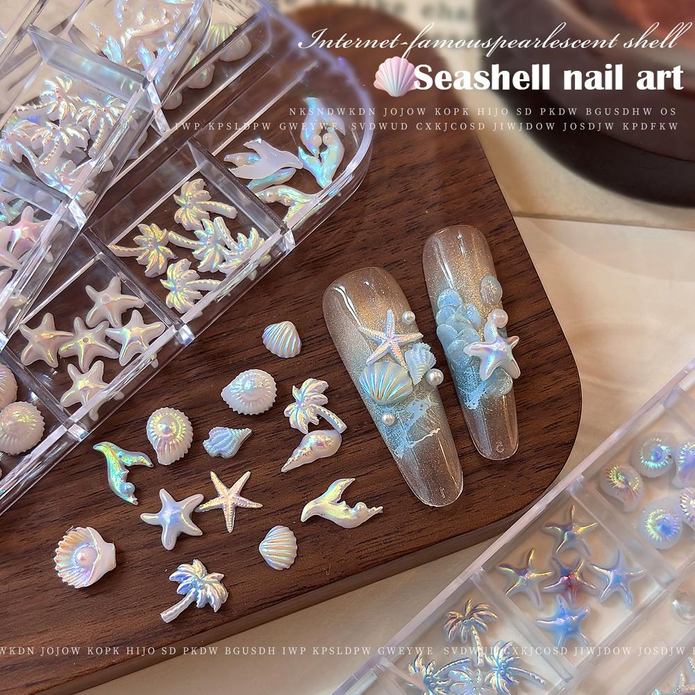 Набор для декора ногтей: 12 яч – обзор и цена Resin Art Beach Theme