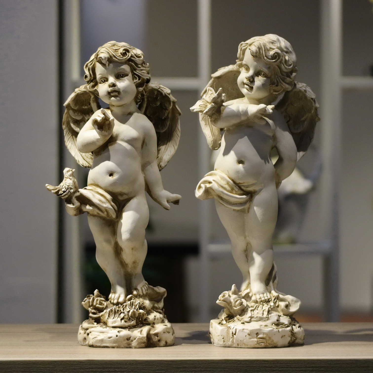 Ретро-фигурка ангела из смолы, – обзор и цена Resin Art Wedding Gift