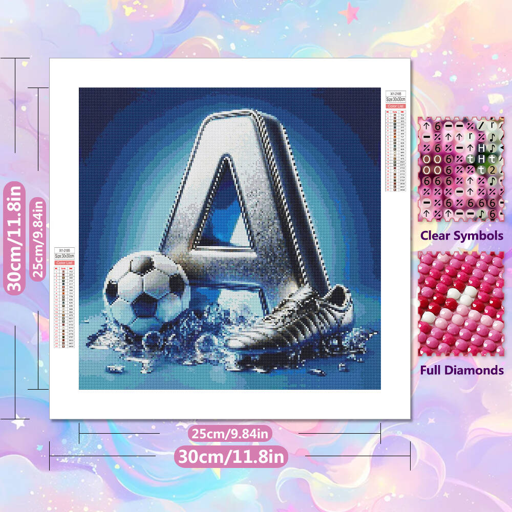 EverShine Diamond Mosaic Lette – обзор и цена Resin Art Alphabet