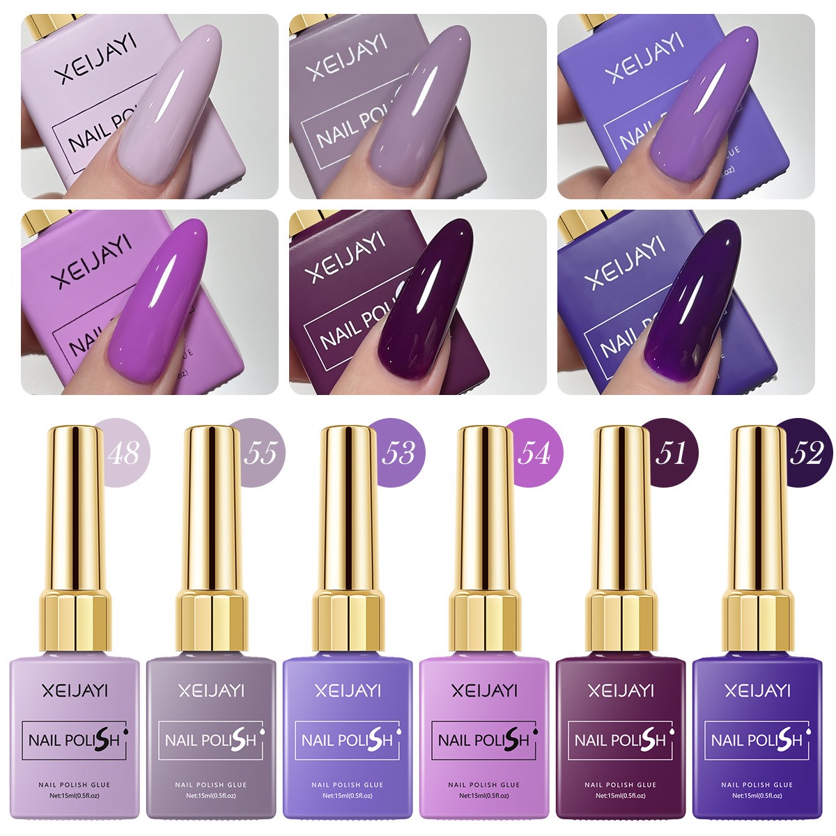 6 шт./компл. 15 мл гель-лак дл – обзор и цена Resin Art Purple