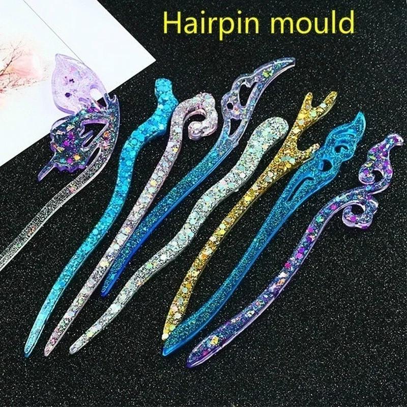 Новая прозрачная шпилька, сили – обзор и цена Resin Art And Deco