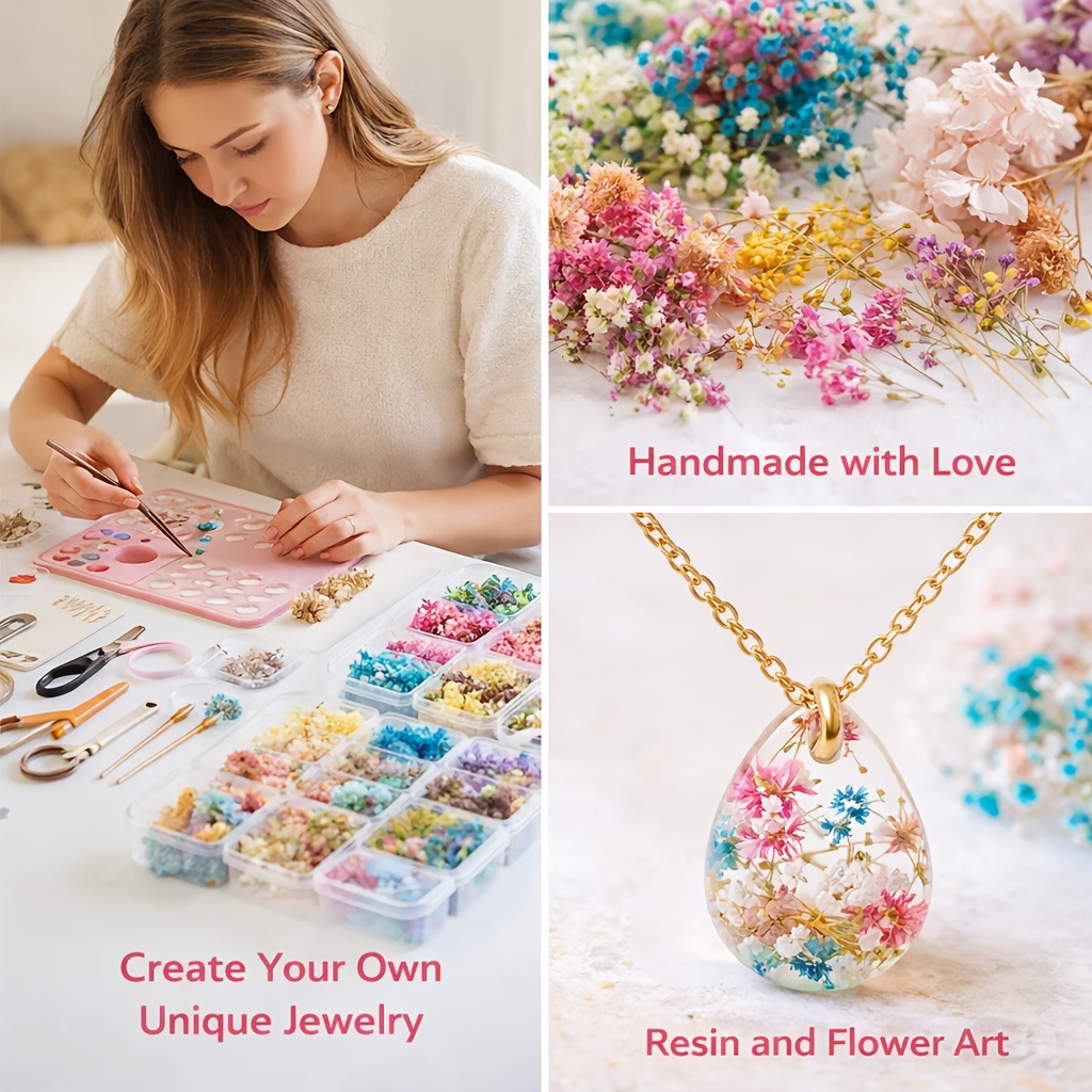 Набор из 10 коробок с сухоцвет – обзор и цена Resin Art Wedding Gift