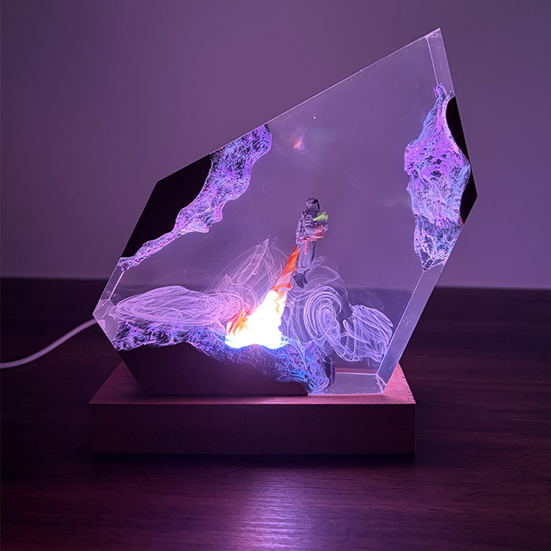 Фигурка-ночник в стиле научно- – обзор и цена Resin Art Baby